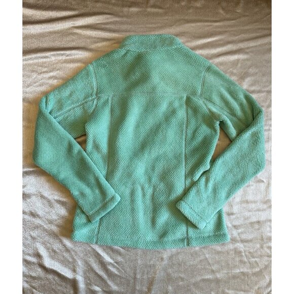 Patagonia Re-Tool Snap-T Pullover Womens Small Green Turquoise Fleece Pockets - Picture 5 of 6